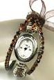 Crystal Ribbon Stretch Watch